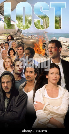 Lost TV Series 2004 - 2010 - USA 2004 Season 01 Poster Stock Photo