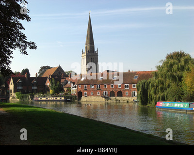 River Thames in Abingdon, UK Stock Photo