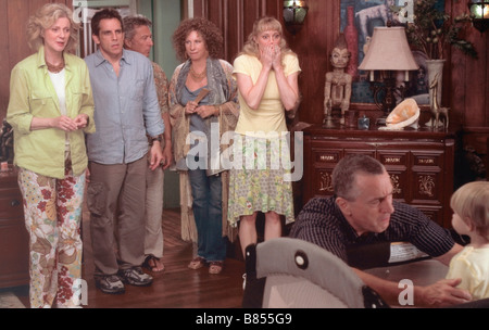 Meet the Fockers Année : 2004 - USA Blythe Danner, Ben Stiller, Dustin Hoffman, Barbra Streisand, Teri Polo, Robert de Niro  Director : Jay Roach USA 2005 Stock Photo