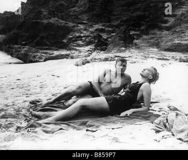 From Here to Eternity  Year: 1953 USA Director: Fred Zinnemann Burt Lancaster, Deborah Kerr Stock Photo