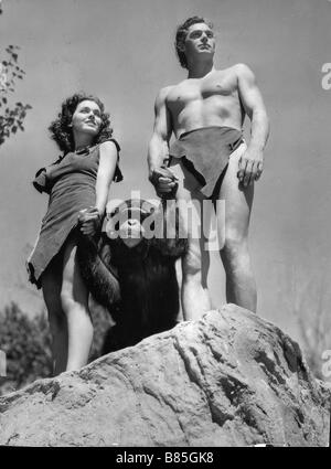 Tarzan and His Mate  Year : 1934 - USA Johnny Weissmuller, Maureen O'Sullivan  Director : Cedric Gibbons Stock Photo