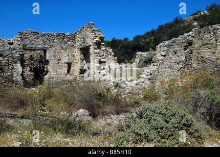 Ruins of old house Stock Photo