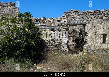 Ruins of old house Stock Photo