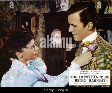 IL IMPORTE D'ETRE CONSTANT The Importance of Being Earnest  Année : 1952 - uk MICHAEL DENISON ET DOROTHY TUTIN  Director : Anthony Asquith Stock Photo