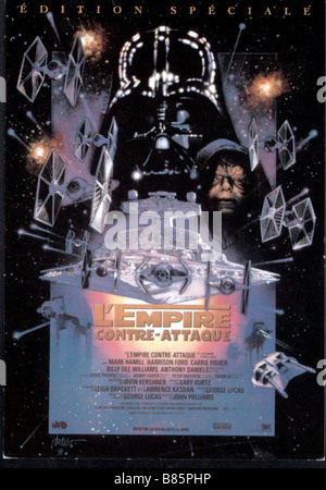 Star Wars, l'empire contre attaque Star Wars : Episode V - The Empire Strikes Back  Année : 1980 - USA Director : Irvin Kershner poster (Fr) Stock Photo
