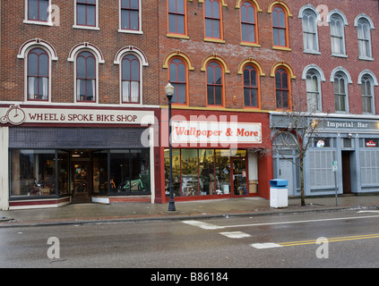 Downtown Zanesville Ohio Stock Photo - Alamy