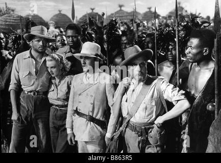 King Solomon's Mines  Year: 1937 UK Director: Robert Stevenson Paul Robeson , Cedric Hardwicke , Roland Young , Anna Lee , John Loder Stock Photo