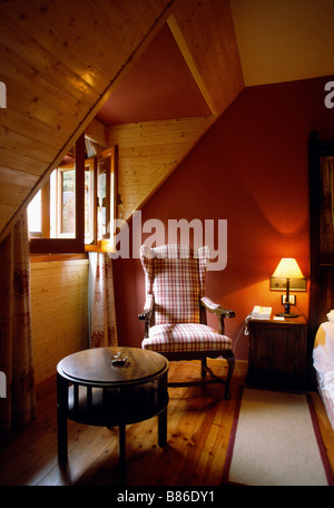 Detail of attic room. Arties. Lerida province. Catalonia. Spain. Stock Photo
