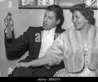 Jerry Lewis and his wife Patti Lewis Stock Photo image
