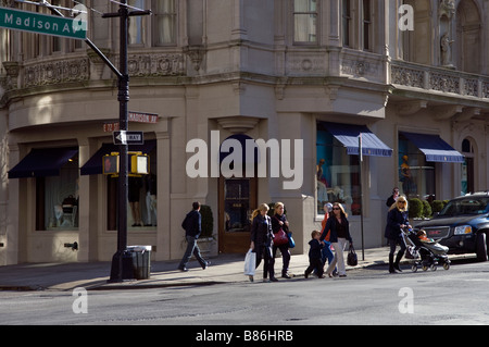 The Ralph Lauren stores on Madison Avenue in New York Stock Photo