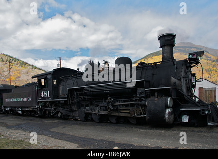 Locomotive 481, Durango & Silverton Narrow Gauge Railroad, Needleton ...