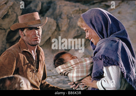 la bataille de la vallée du diable Duel at Diablo  Année : 1966 - USA James Garner, Bibi Andersson  Director : Ralph Nelson Stock Photo