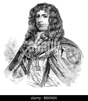 James Butler 1st Duke of Ormonde Marquis of Ormond a Major Royalist Figure at the time of the English Civil War portrait Stock Photo