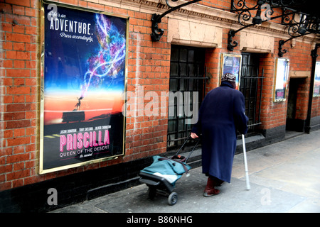 Priscilla Queen of the Desert is next production at Palace Theatre, London Stock Photo