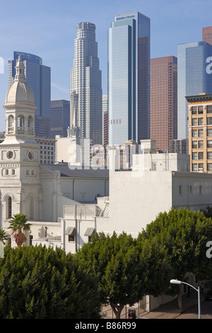 Skyscrapers. Downtown Los Angeles, California, USA. Stock Photo