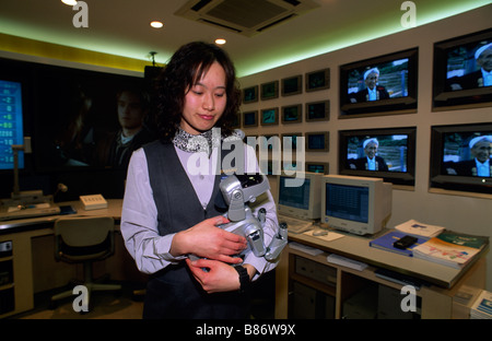 Japan, Tokyo, Sony Media World, Aibo, Sony's robot dog Stock Photo