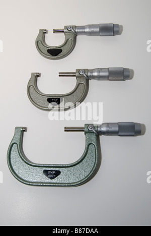 Outside Micrometers Stock Photo