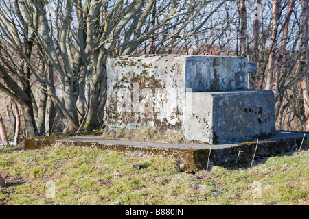 Royal Observer Corps Post entrance shaft Stock Photo