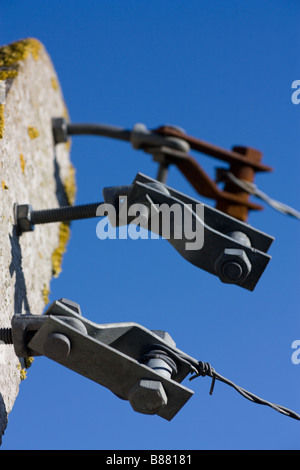 Tensor de alambre de púas Fotografía de stock - Alamy