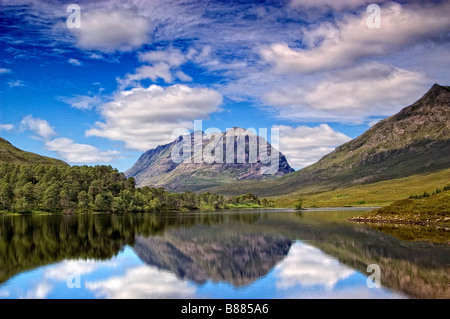 Liathach mountain in Torridon northwest Scotland seen from Loch clair Stock Photo