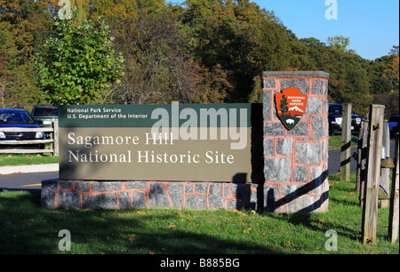 Sagamore Hill National Historic Site in 'Oyster Bay' 'Long Island' 'New York State' USA Stock Photo