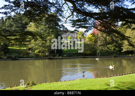 Stratford Park Stroud Gloucestershire UK Snow Stock Photo - Alamy