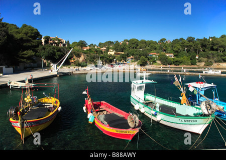 FISHING BOAT TO NIEL HARBOR Stock Photo