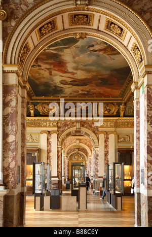 PARIS LOUVRE MUSEUM GREEK CERAMICS ROOM Stock Photo