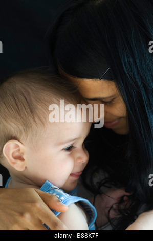 Loving Mother and baby Stock Photo