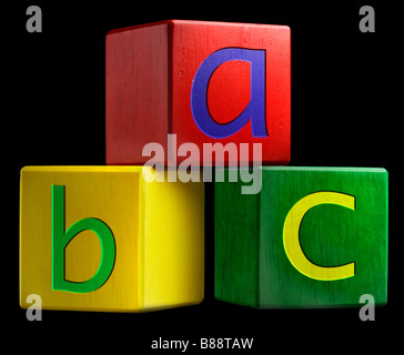 ABC Blocks Stock Photo