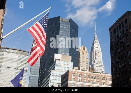 Met Life and 101 Park Ave. Stock Photo