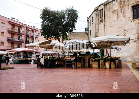 A market stall in Monopoli, southern Italy. Stock Photo