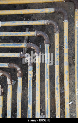 Close up of water pipes Stock Photo