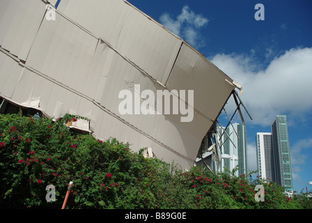 Miami Arena in a process of demolition Stock Photo