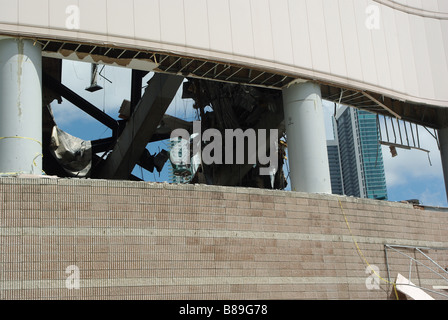 Miami Arena in a process of demolition Stock Photo