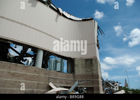 Miami Arena in a process of demolition Stock Photo