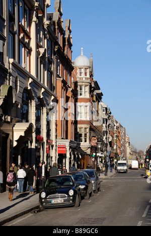 View along Great Portland Street London England Stock Photo