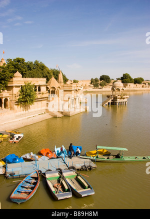 Gadsisar Lake Jaisalmer Rajasthan India Stock Photo