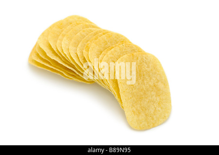 Flavoured Potato Crisps/Chips Stock Photo