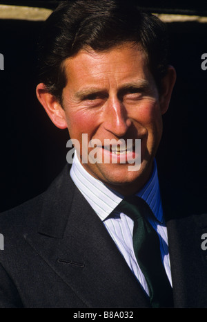 His Royal Highness The Prince of Wales at the opening of Linley Furniture workshops Stock Photo