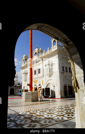 Sachkhand Gurudwarasaheb Gurudwara sahib at Nanded,Maharashtra,India Stock Photo