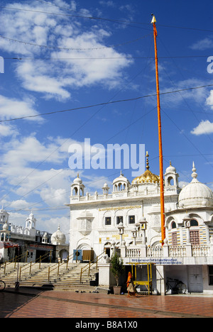 Sachkhand Gurudwarasaheb Gurudwara sahib at Nanded,Maharashtra,India Stock Photo