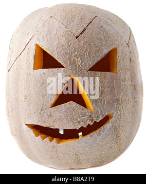 a photo of a pumpkin a over white background Stock Photo