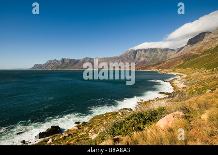 Kogel Bay stunning views driving along Route 44 Western Cape South Africa Stock Photo