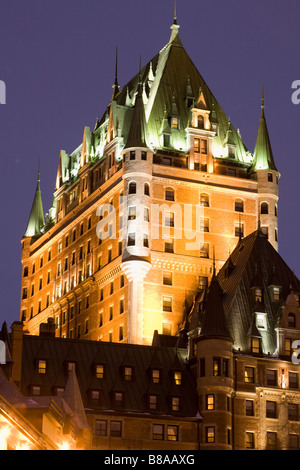 Chateau Frontenac Quebec City Canada Stock Photo