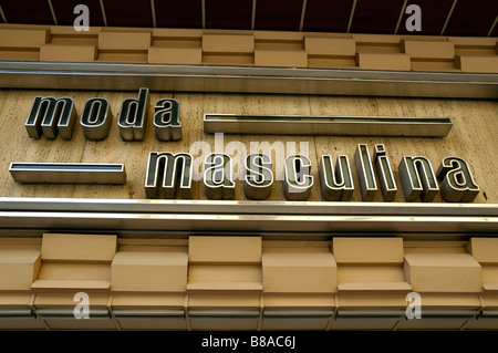 50's/60's style shop sign, Cordoba, Spain Stock Photo