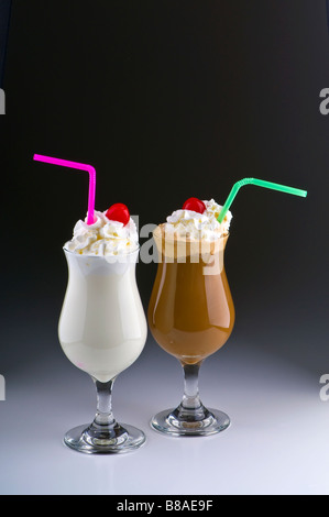 Two Tasty Drinks Stock Photo