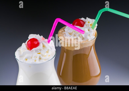 Two Tasty Drinks Stock Photo