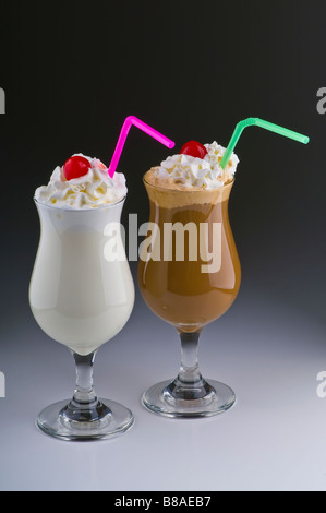 Two Tasty Drinks Stock Photo