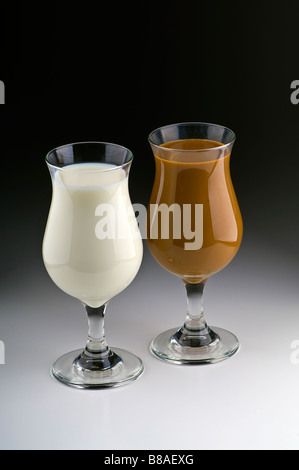 Two Tasty Drinks Stock Photo